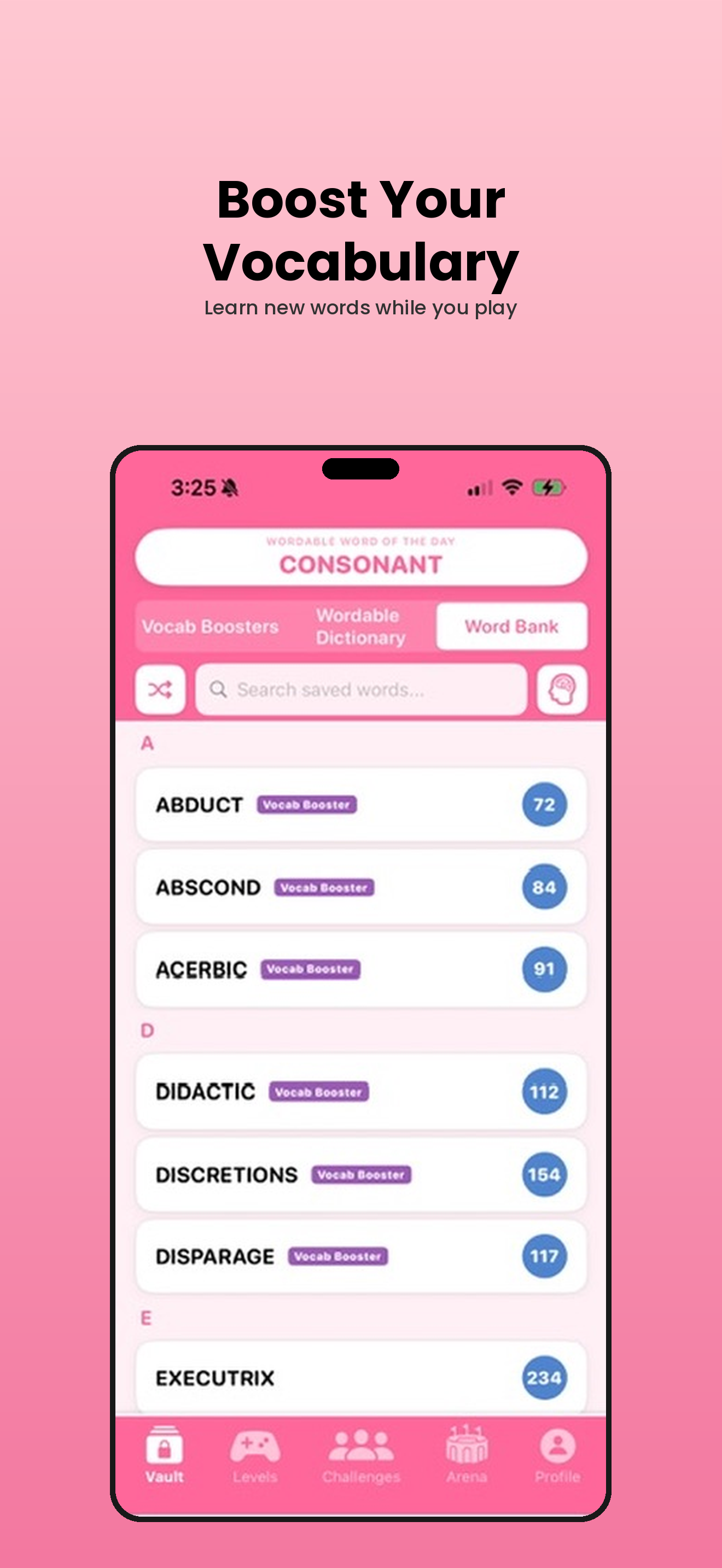 Boost your vocabulary while you play
